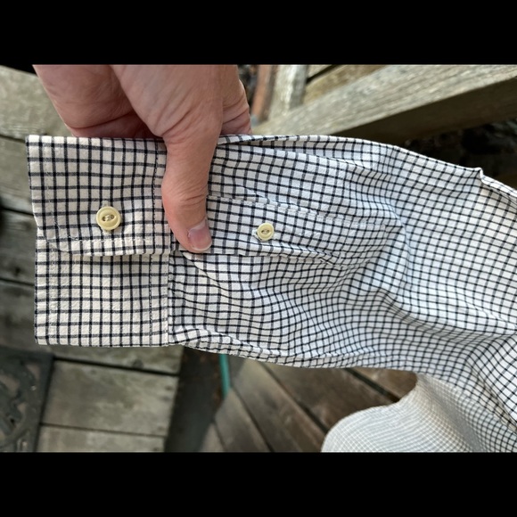 Lauren Ralph Lauren Checkered Monogramed Button Down Boys Shirt Sz S - Picture 7 of 11